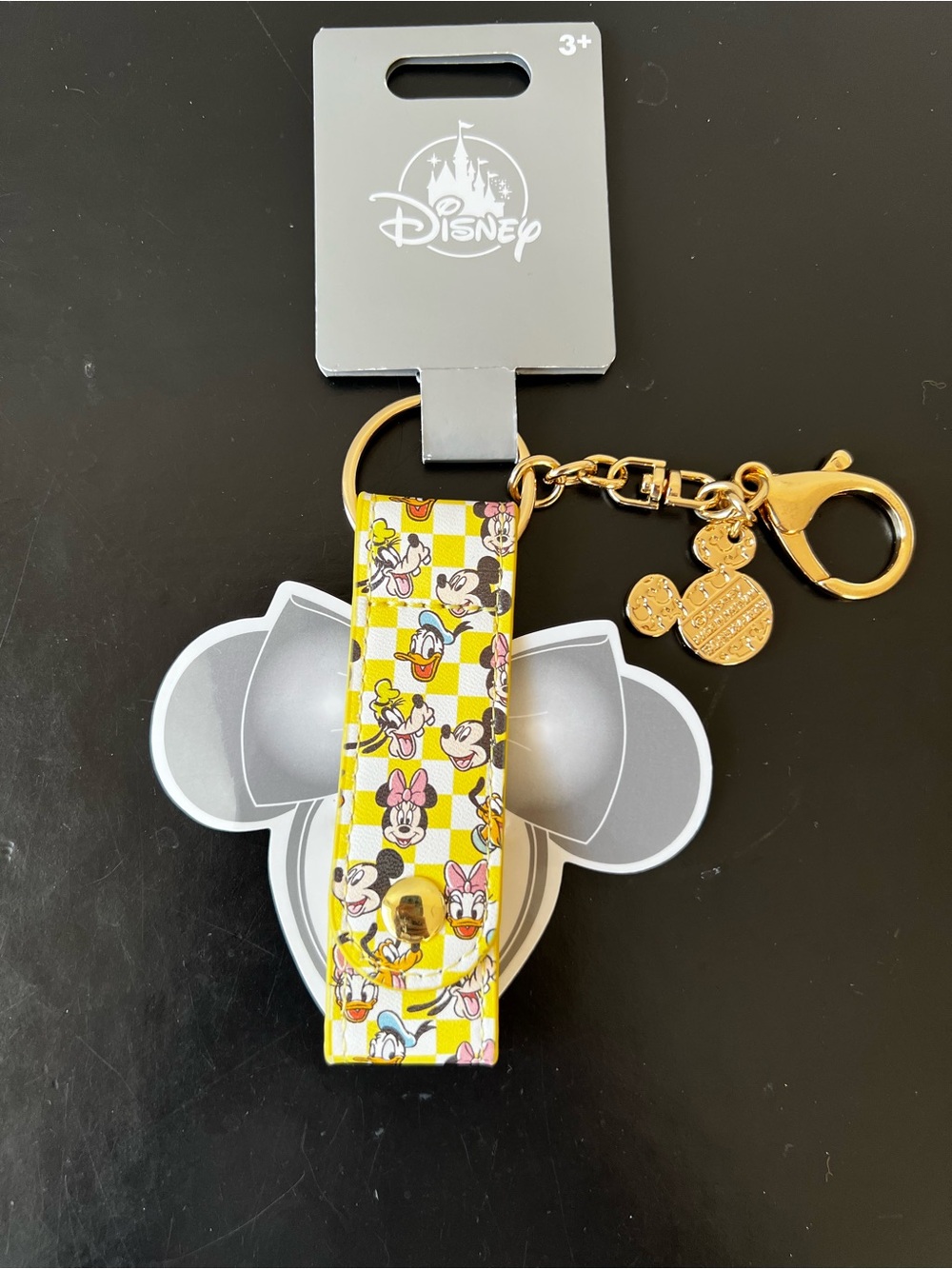NWT Disney Ears Headband Holder Keychain Bag Charm - Mickey and Friends